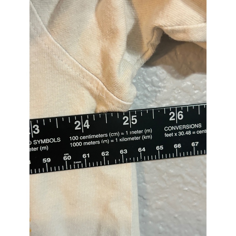 5ive Jungle & Co Mens 2XL Graphic T-Shirt Cream DJ Music NYC Streetwear Cotton - Picture 7 of 7
